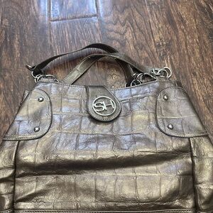 Sag Harbor Metallic Shoulder Bag